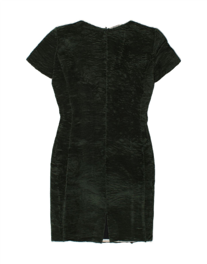 VINTAGE Womens Sheath Dress UK 12 Medium Green Vintage Vintage and Second-Hand Vintage from Messina Hembry 