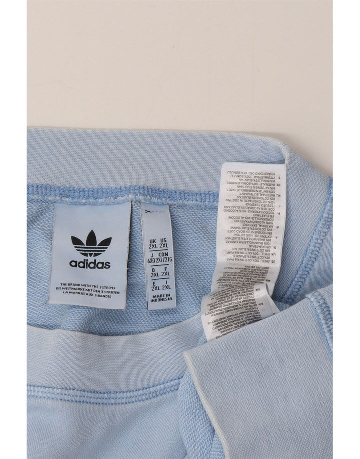 ADIDAS muški džemper 2XL plavi pamuk