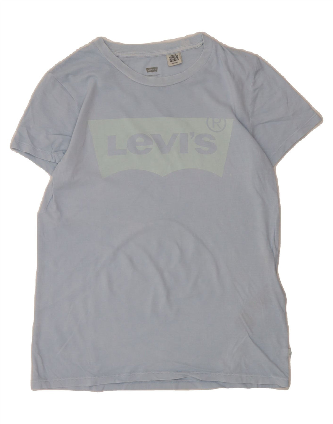LEVI'S Mens Graphic T-Shirt Top XS Blue Cotton Vintage Levi's and Second-Hand Levi's from Messina Hembry 