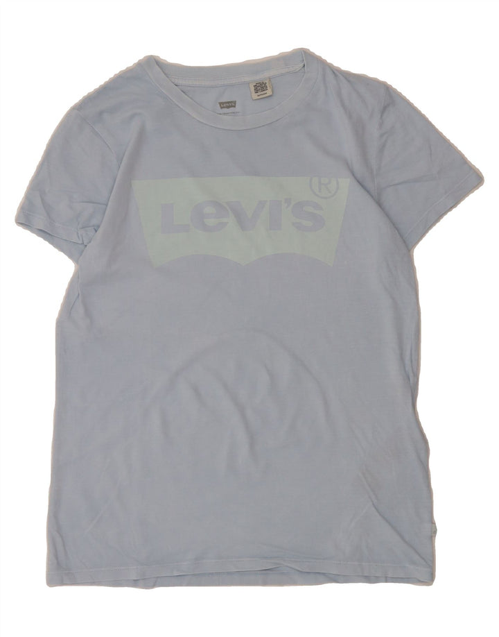 LEVI'S Mens Graphic T-Shirt Top XS Blue Cotton Vintage Levi's and Second-Hand Levi's from Messina Hembry 