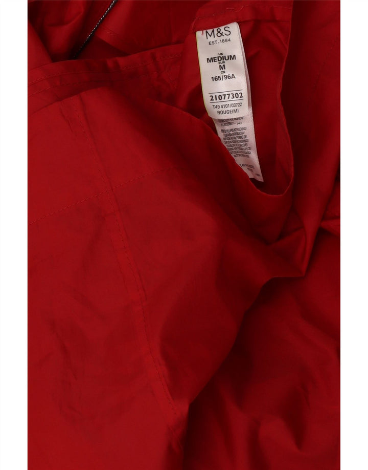Marks & Spencer ženski baloner s kapuljačom UK 14 srednji crveni poliester