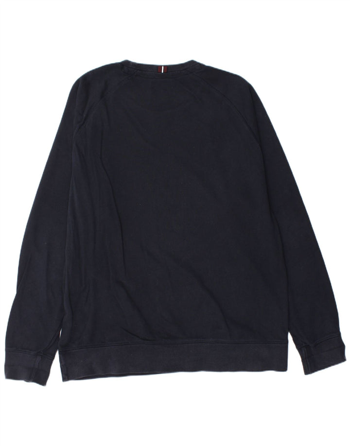 Fred Perry muški džemper od trenirke 2XL tamnoplavi pamuk
