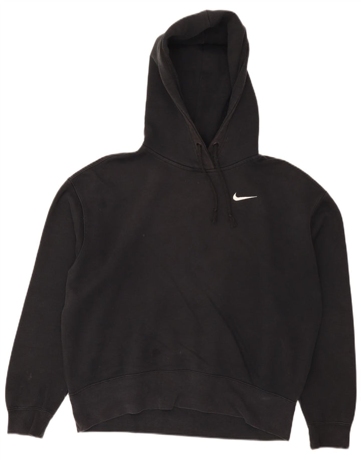 Nike Ženska majica s kapuljačom Mali crni pamuk