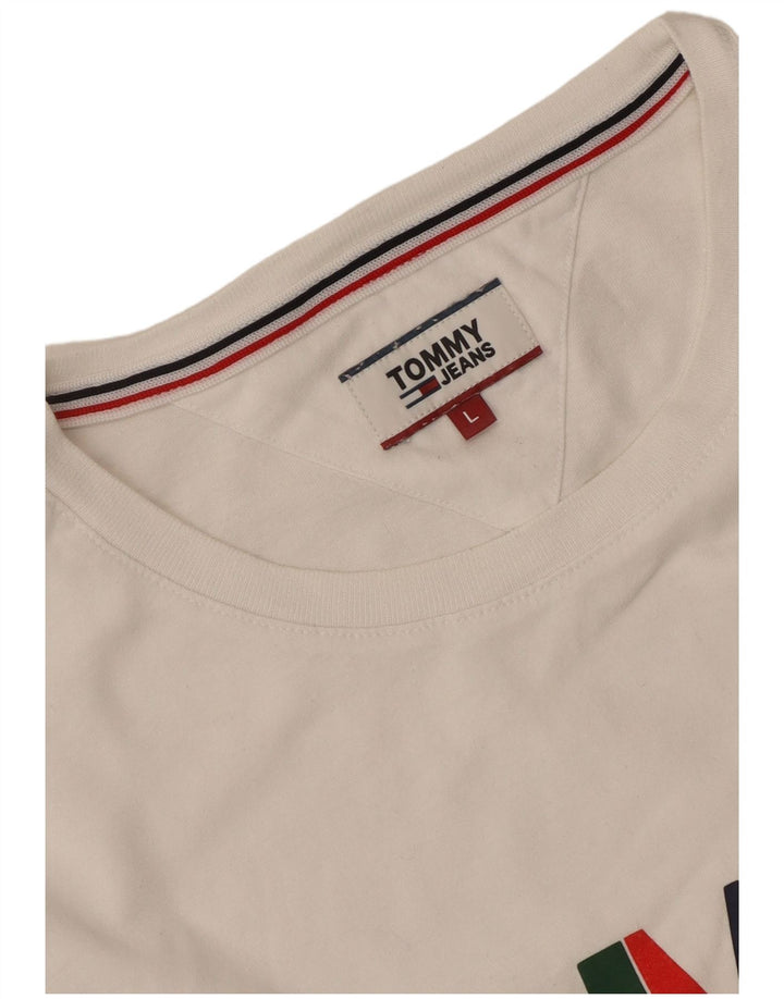 Tommy Hilfiger muška grafička majica, veličina Large, bijela