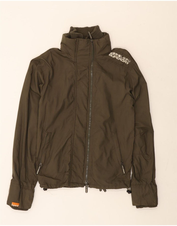 Superdry muška bomber jakna UK 40 veliki kaki najlon