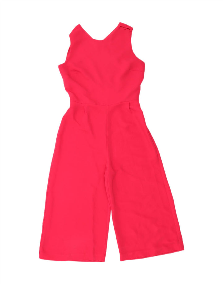 WAREHOUSE Womens Sleeveless Jumpsuit UK 12 Medium Pink Vintage Warehouse and Second-Hand Warehouse from Messina Hembry 