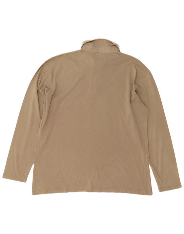 CALVIN KLEIN JEANS Polo majica dugih rukava za dječake 15-16 godina, bež pamuk