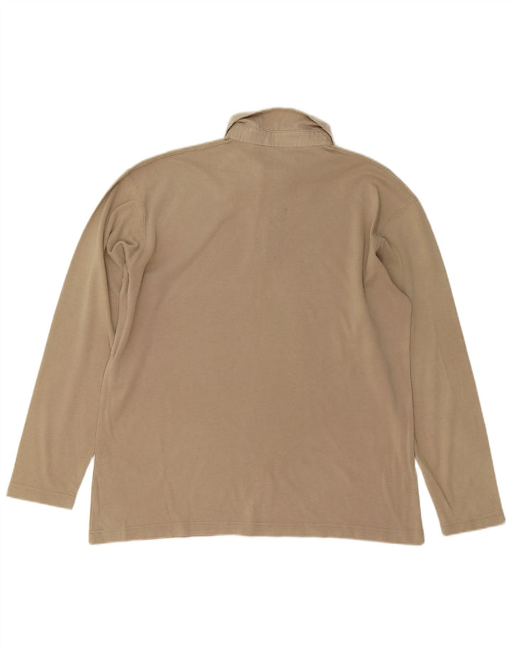 CALVIN KLEIN JEANS Polo majica dugih rukava za dječake 15-16 godina, bež pamuk