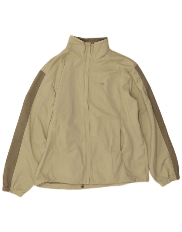 Diadora Ženska gornja jakna trenirke UK 14 Large Beige Colourblock Poliester
