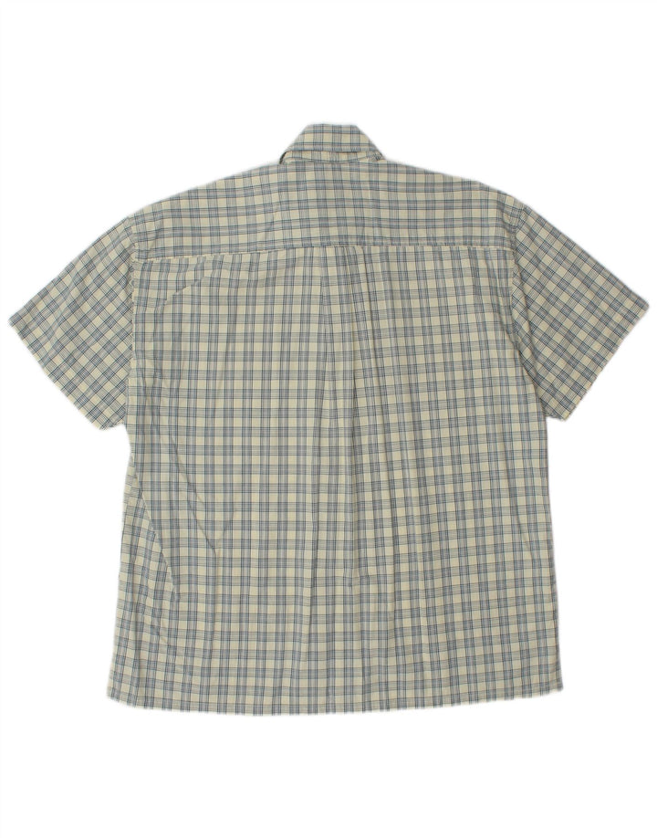 Dockers muška košulja kratkih rukava srednje žuta karirana