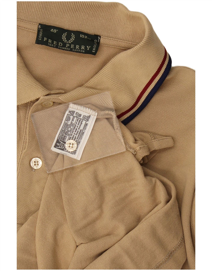 Fred Perry muška polo majica Mala bež pamuk