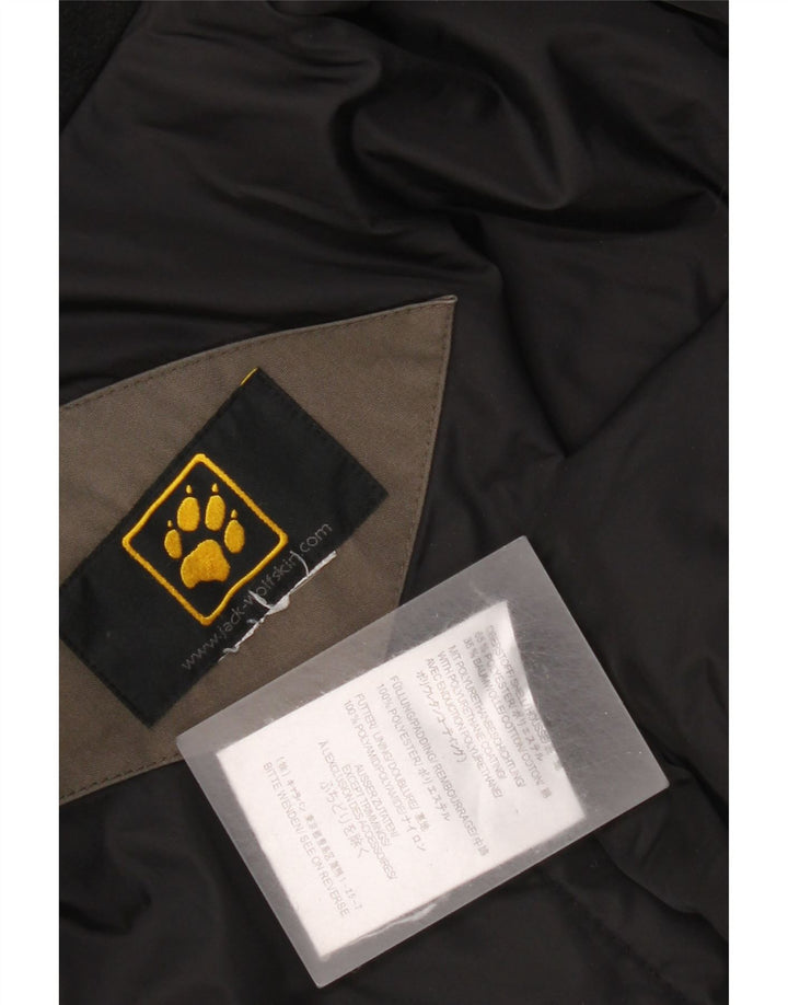 Jack Wolfskin muška vjetrovka s kapuljačom UK 40 veliki smeđi poliester