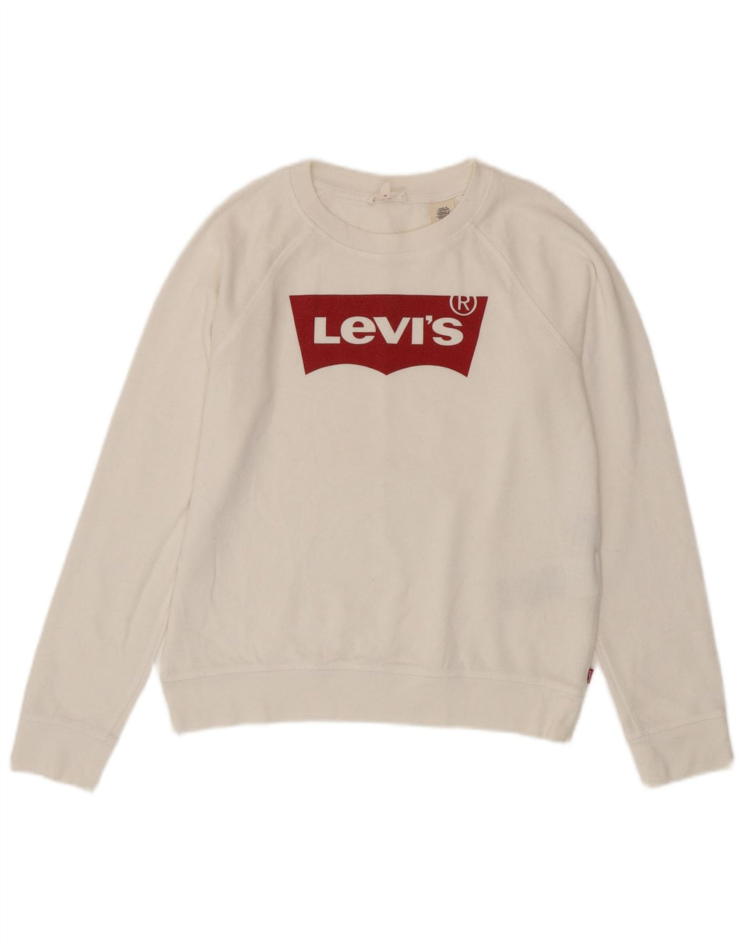 Levi's Ženska majica s motivom prekomjerne majice UK 10 Mali bijeli pamuk