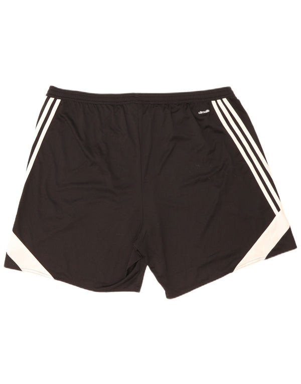 Adidas Mens Climalite Sport Shorts 2XL  Black Colourblock Polyester