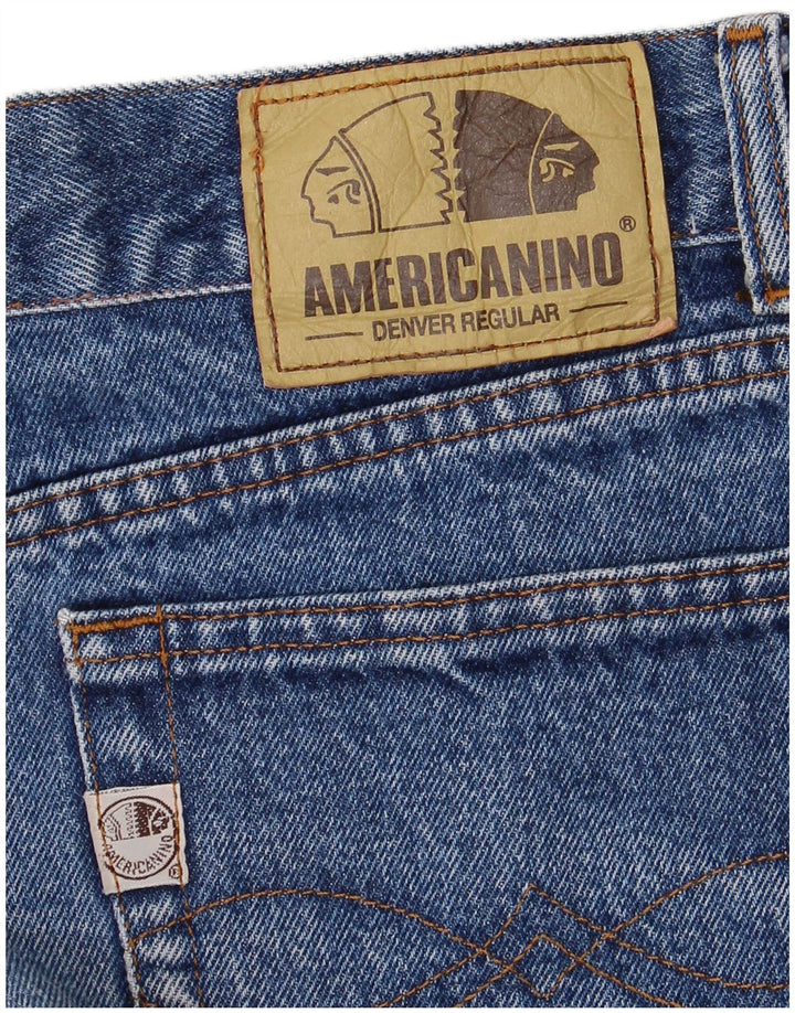 AMERICANINO muške ravne traperice W34 L28 Plave