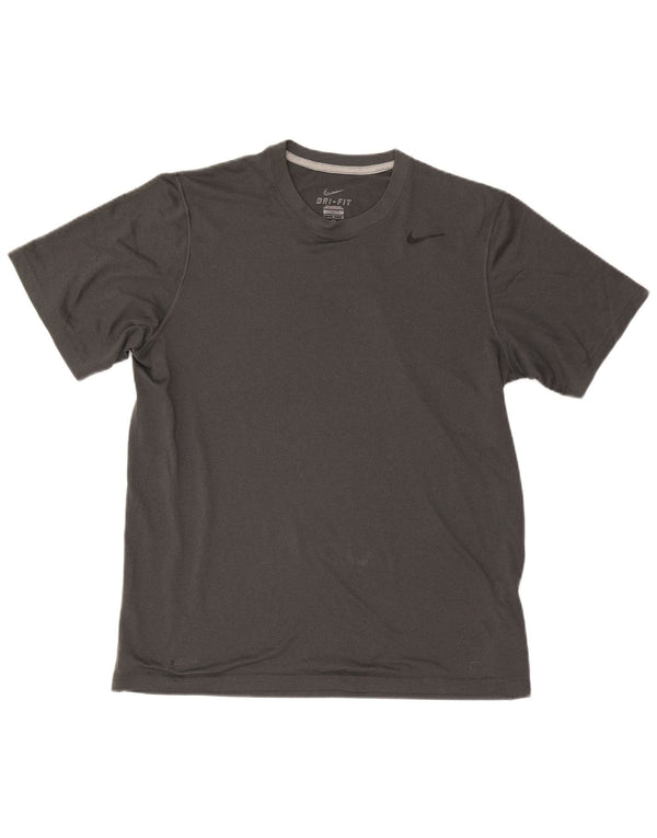 Nike Dri Fit majica kratkih rukava, veliki sivi poliester