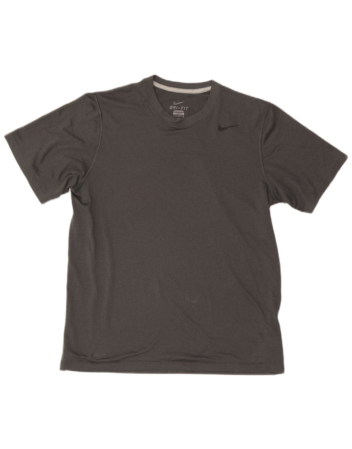 Nike Dri Fit majica kratkih rukava, veliki sivi poliester