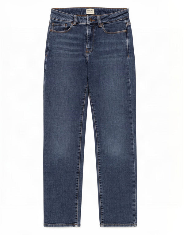 White Stuff Womens Straight Jeans UK 8 Small W26 L27 Navy Blue Cotton