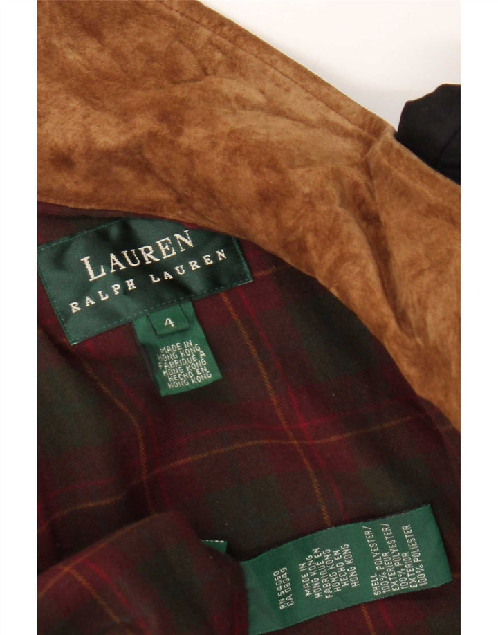 Ralph Lauren ženski preveliki prošiveni kaput US 4 Small Black Colourblock
