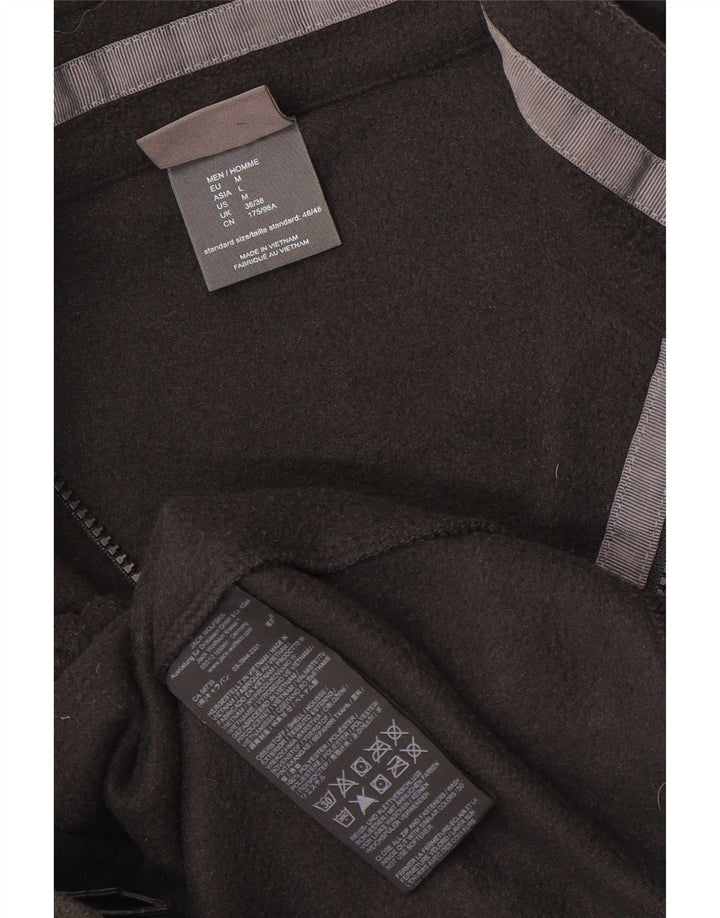 Jack Wolfskin muška flis jakna UK 36/38 mali crni poliester