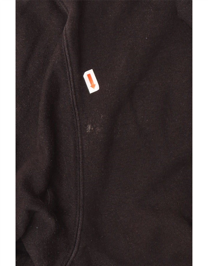 ADIDAS muška majica s kapuljačom s kapuljačom, veliki crni pamuk