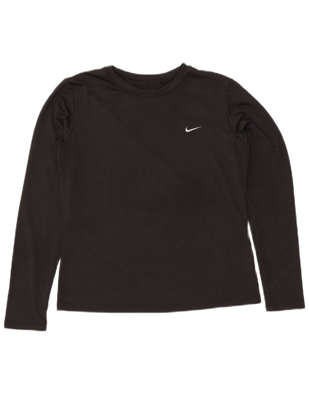 NIKE Ženska Dri Fit majica dugih rukava US 8/10 Srednje crni poliester
