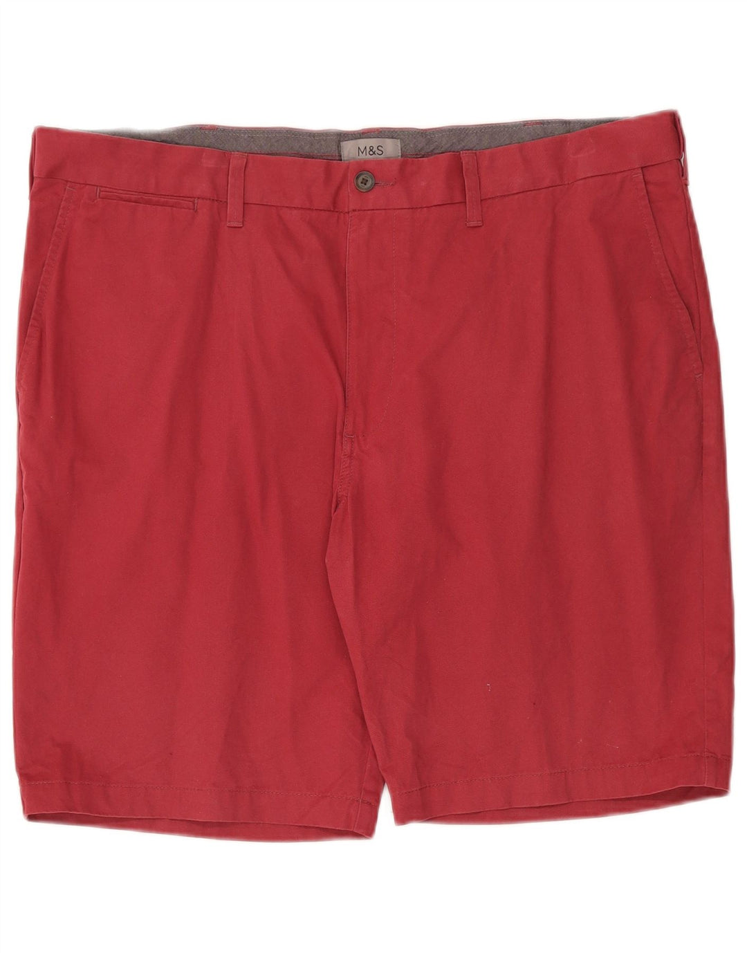 Marks & Spencer muške chino kratke hlače W42 2XL crveni pamuk