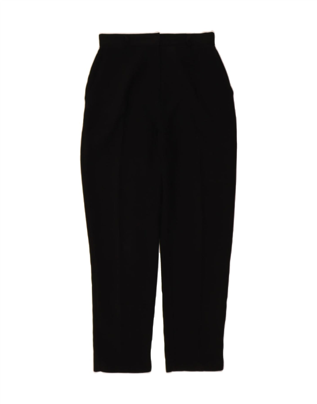 ST. BERNARD Womens Tapered Chino Trousers W26 L29 Black Polyester Vintage St. Bernard and Second-Hand St. Bernard from Messina Hembry 