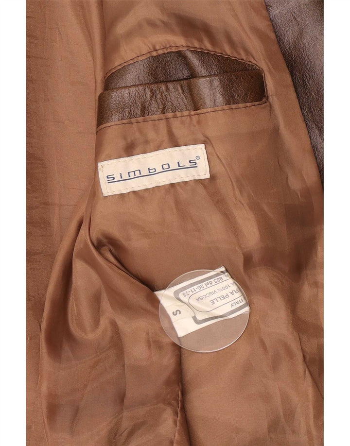 Vintage muška kožna jakna UK 36 Small Brown Classic