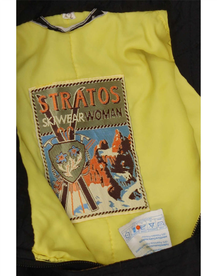 Stratos ženski skijaški kombinezon IT 42 Srednje crni najlon