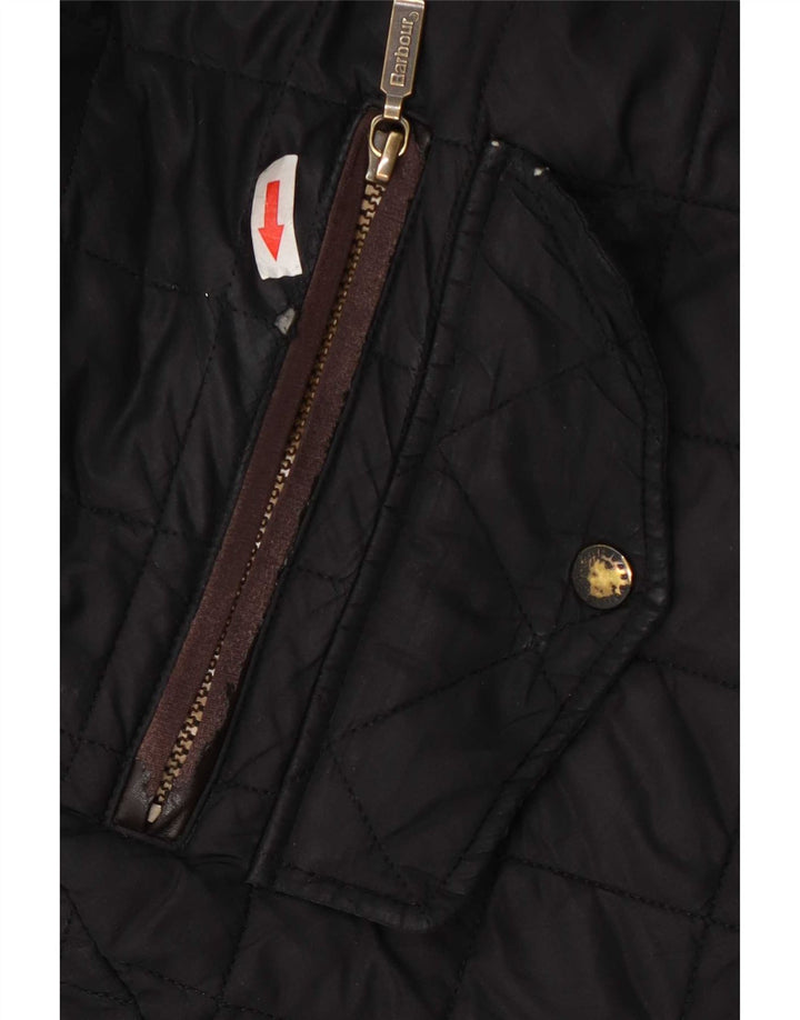 Barbour muška prošivena jakna UK 40 velika crna
