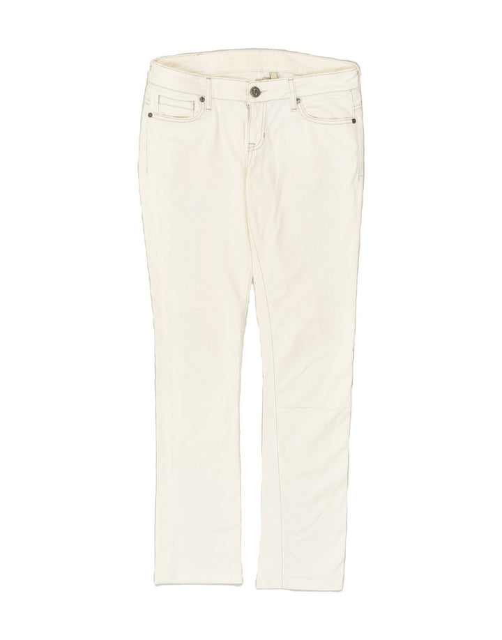 GUESS Womens Slim Jeans W29 L32  Off White Cotton | Vintage Guess | Thrift | Second-Hand Guess | Used Clothing | Messina Hembry 