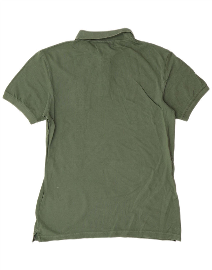 CALVIN KLEIN JEANS Muška polo majica regularnog kroja srednje veličine kaki pamuk