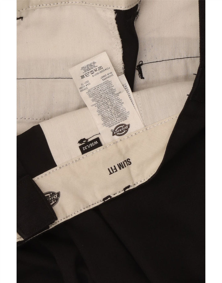 Dickies muške uske chino hlače W36 L32 crni poliester