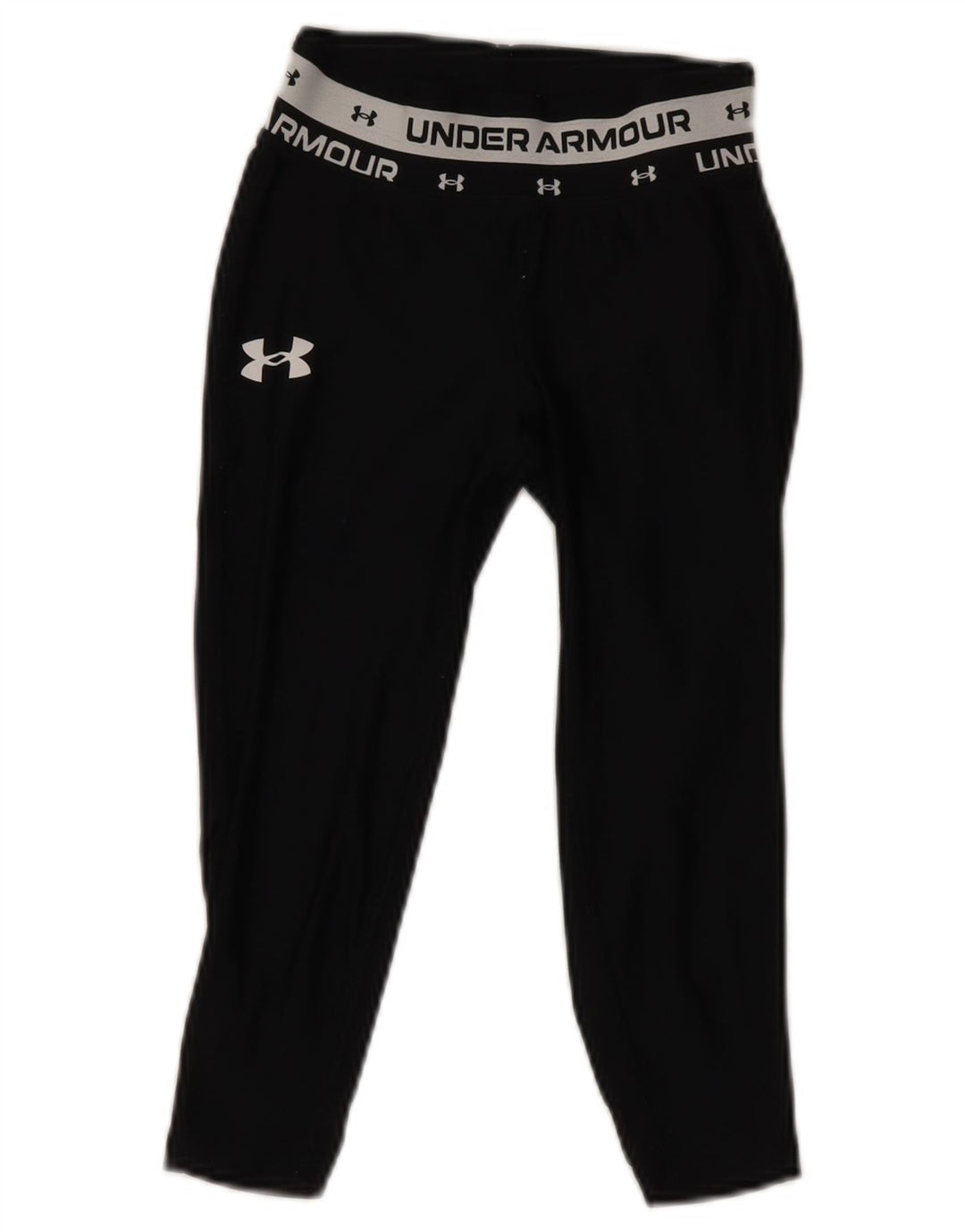 UNDER ARMOUR Grafičke tajice za djevojčice 7-8 godina Male crne poliesterske