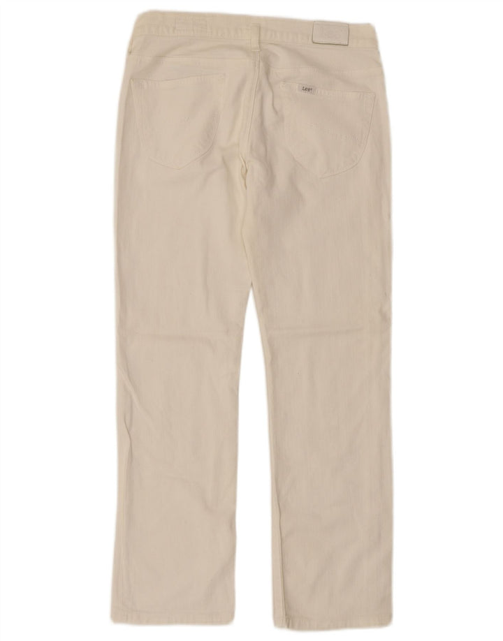 Ravne traperice LEE Girls Lilly 14-15 godina W28 L26 bijeli pamuk