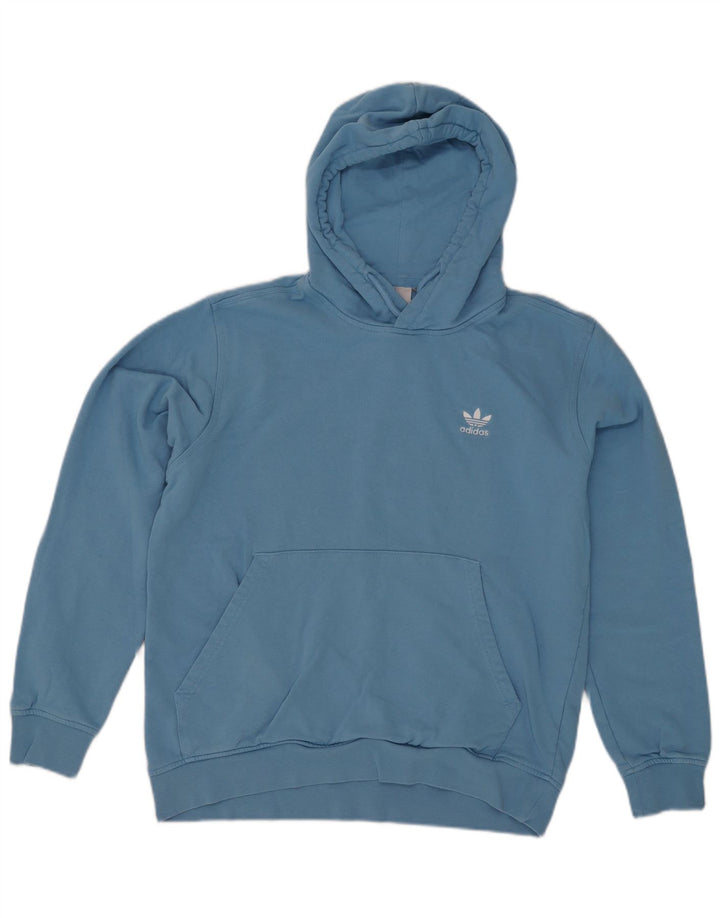 Adidas muška majica s kapuljačom Srednje plava