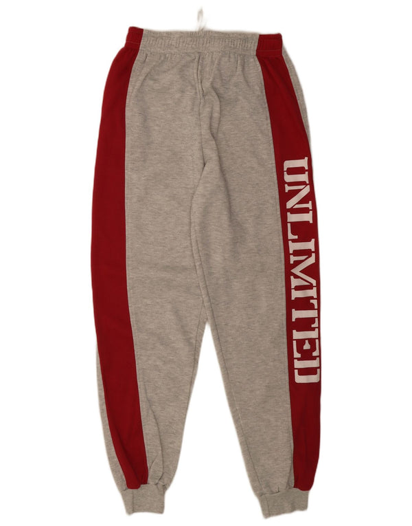 Vintage Ženske grafičke trenirke Hlače Joggers UK 6 XS Siva boja