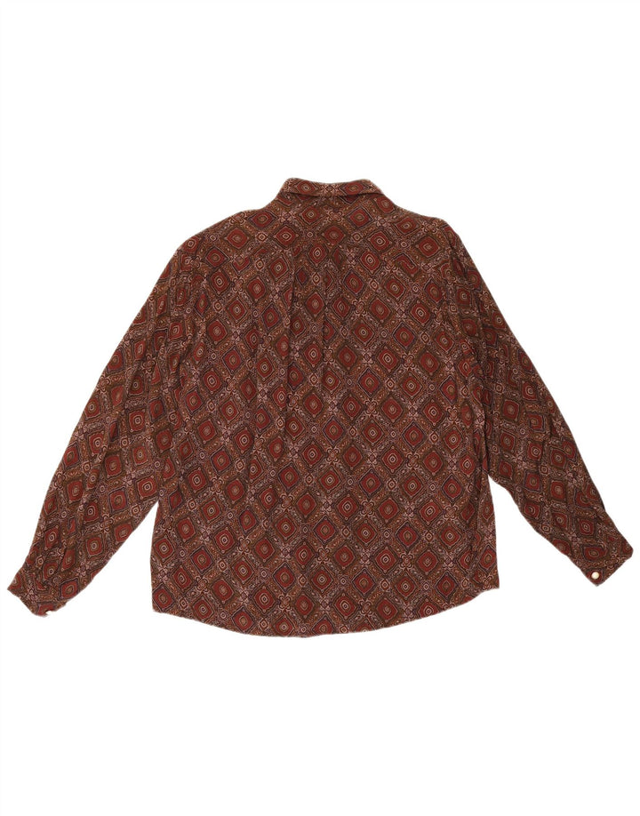 Swish Ženska košulja UK 18 XL Bordo Ikat