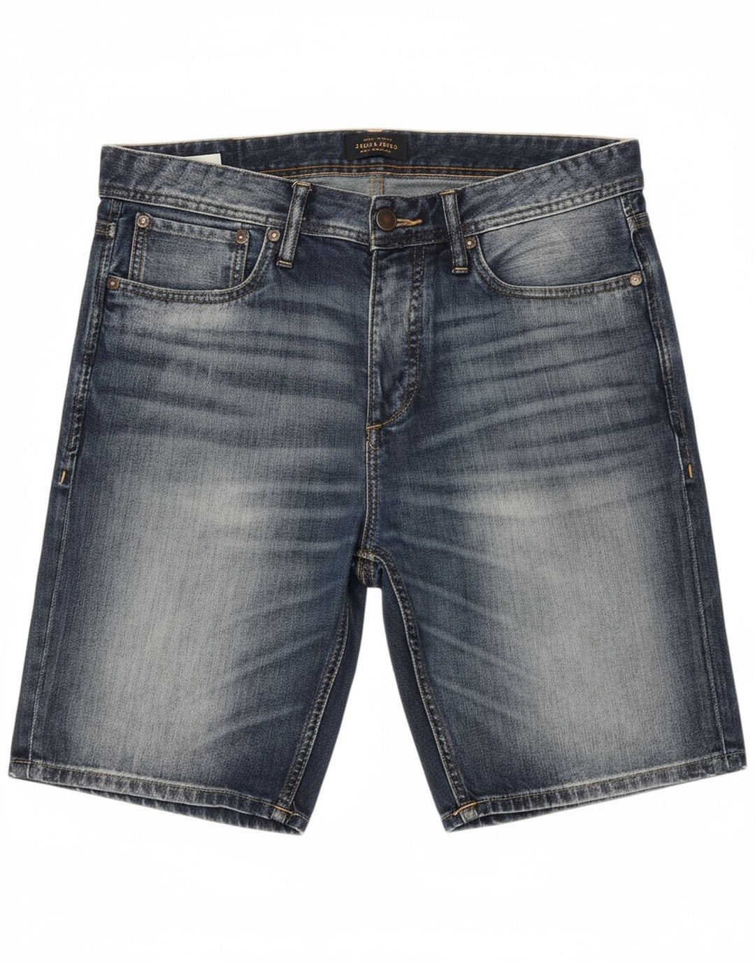 JACK & JONES Mens Denim Shorts Medium W32 Blue