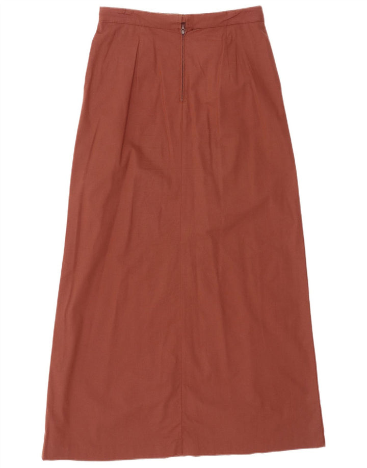 BENETTON ženska maksi suknja visokog struka IT 42 srednje veličine W28, smeđi pamuk