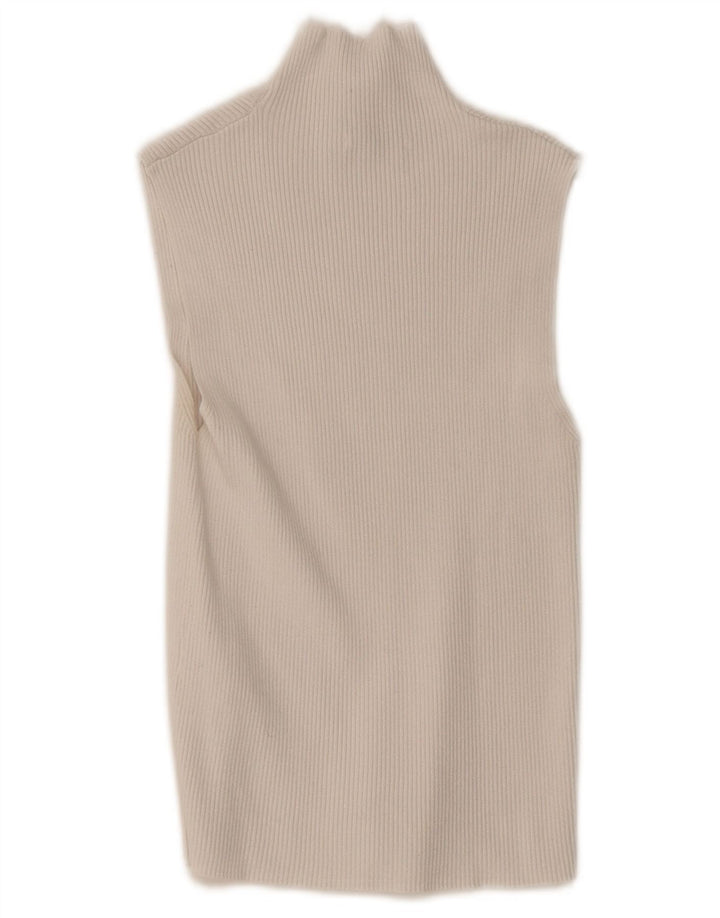 Zara ženski prsluk UK 8 Mala bijela viskoza