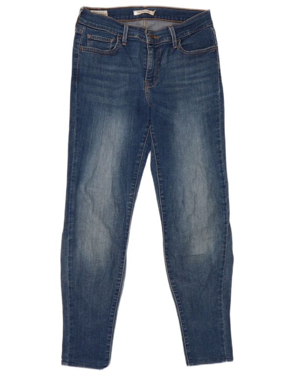 Levi's ženske 710 super uske traperice W29 L30 plavi pamuk