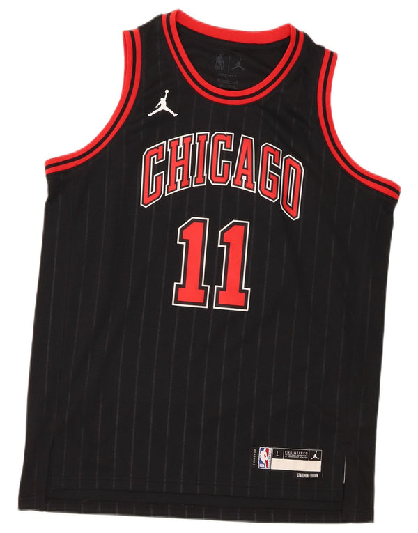 Jordan Boys Chicago Bulls majica kratkih rukava s grafičkim motivima 14-15 godina velika crna