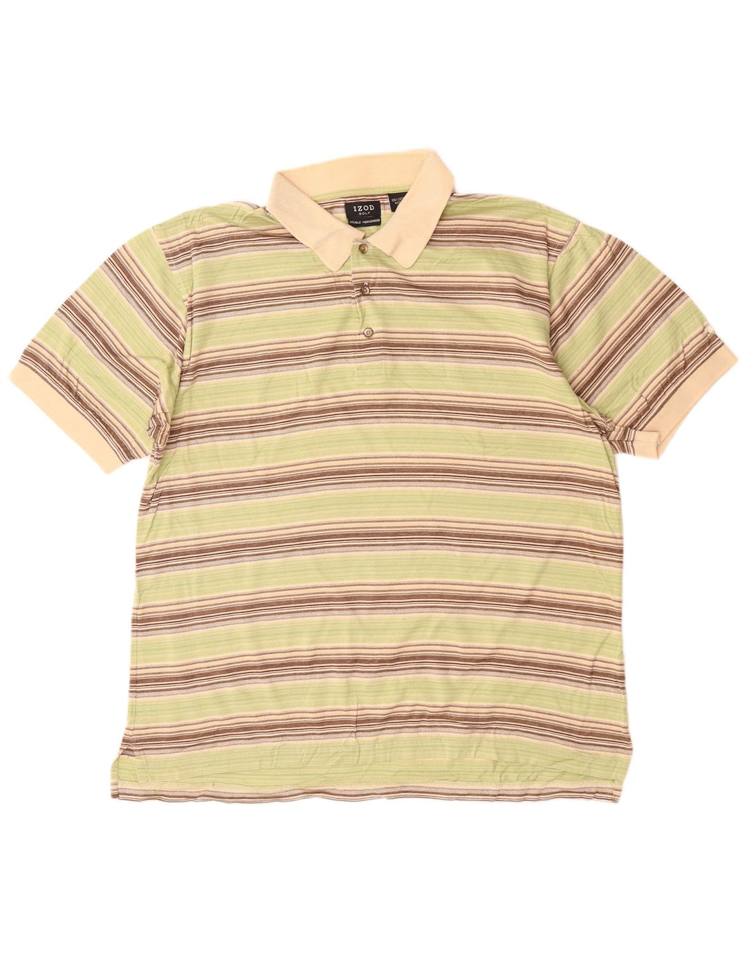 IZOD muška polo majica velike sive pruge, pamuk