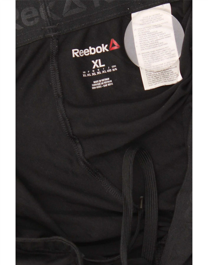 Reebok muške Speedwick hlače za trenirku XL crni poliester
