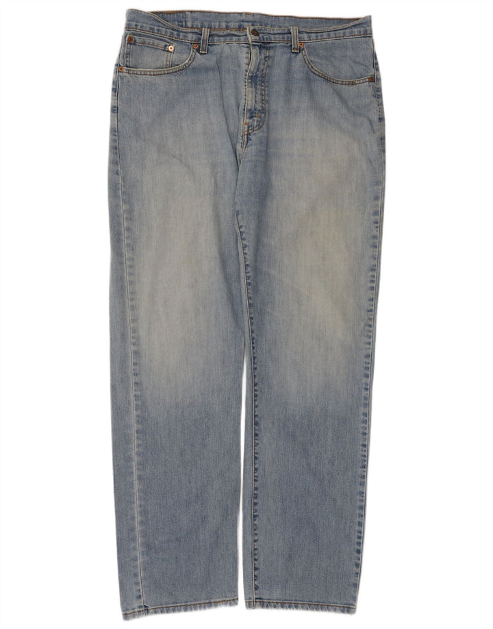 Levi's muške ravne traperice W38 L34 plavi pamuk
