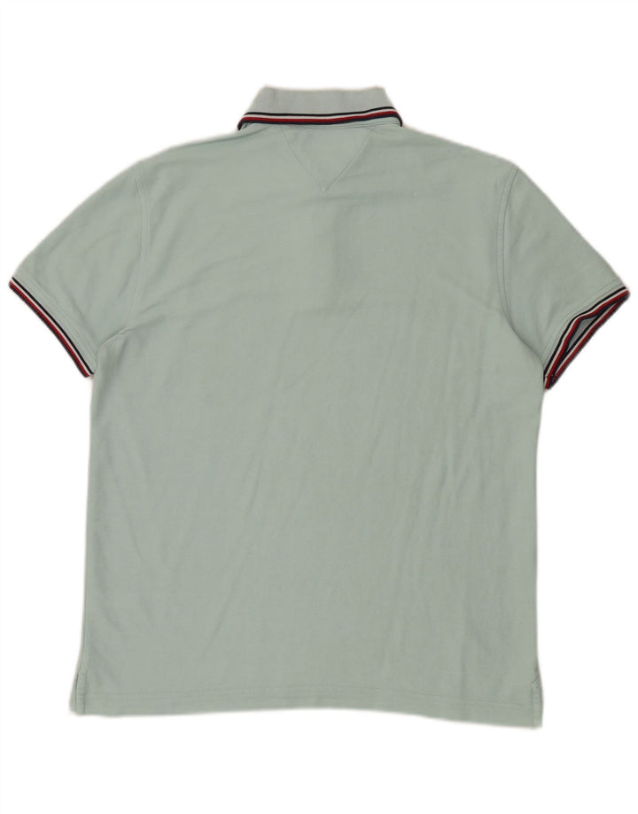 Tommy Hilfiger muška polo majica srednjeg tirkiznog kroja srednje kroja