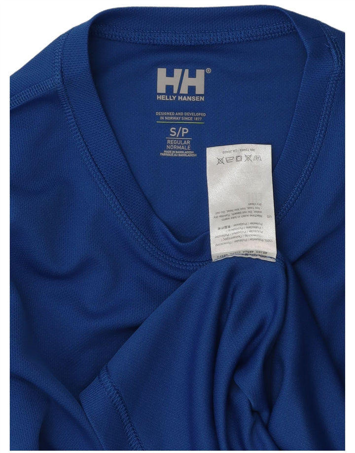 Helly Hansen muška majica dugih rukava, mali plavi poliester