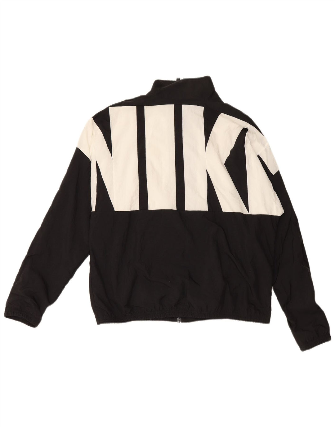 Nike muška grafička gornja jakna od crnog najlona